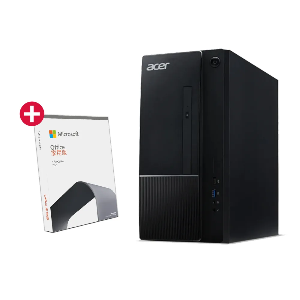 【Acer 宏碁】Office 2021組★i7十六核電腦(Aspire TC-1770/i7-13700/16G/512G SSD/W11)