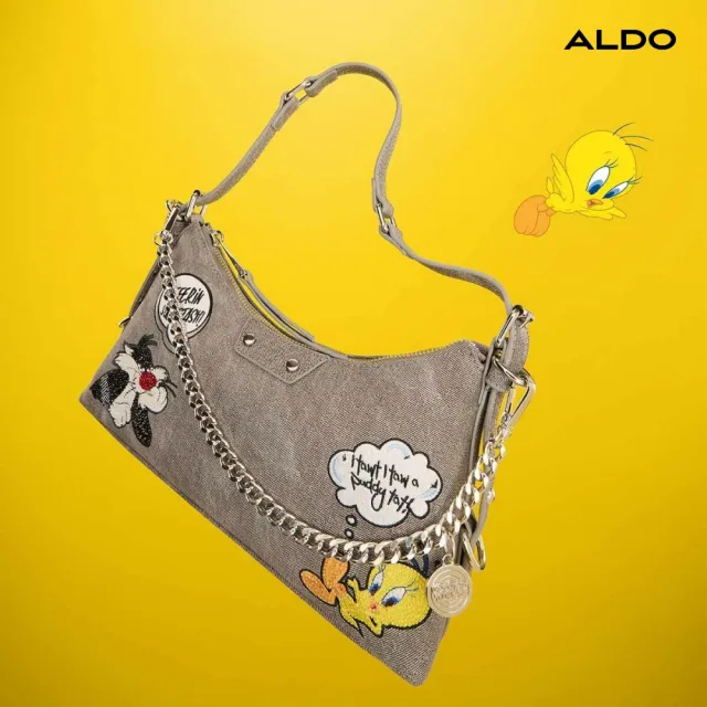 【ALDO】LTSHOULDERBAG-樂一通聯名款肩背包(灰色)