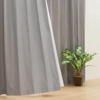 【NITORI 宜得利家居】遮光1級 隔熱 隔音 窗簾 DINA GY 100×135×1(窗簾 遮光1級 遮光 隔熱 隔音)