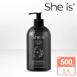 即期品【She is】水解紅藻控油蓬鬆洗髮精500ml- 綠野仙蹤香氛(髮根蓬鬆 控油48小時 保存期限2025/04/27)