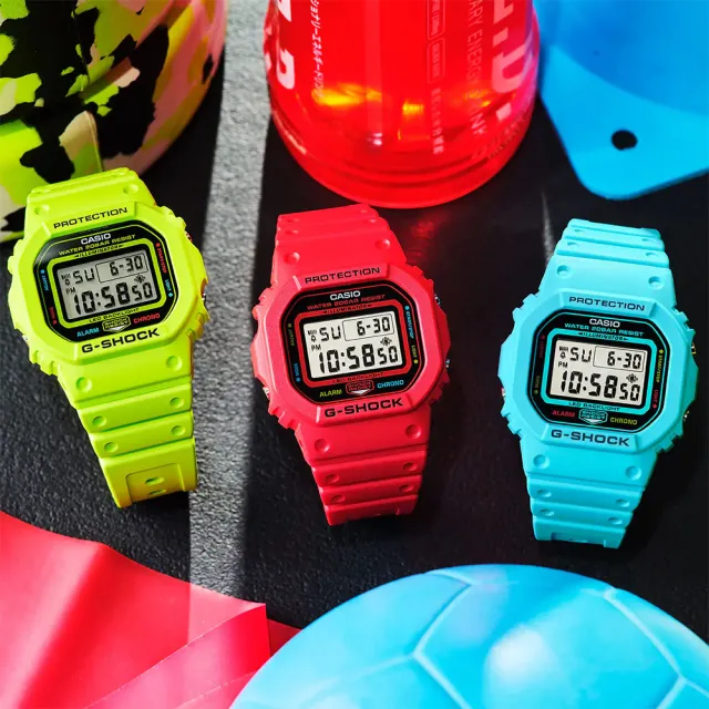 【CASIO 卡西歐】G-SHOCK 致敬運動員 方型手錶 電子錶(多款任選一款)