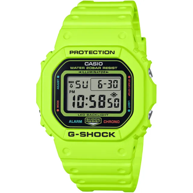 【CASIO 卡西歐】G-SHOCK 致敬運動員 方型手錶 電子錶 送禮 禮物 推薦(多款任選一款)