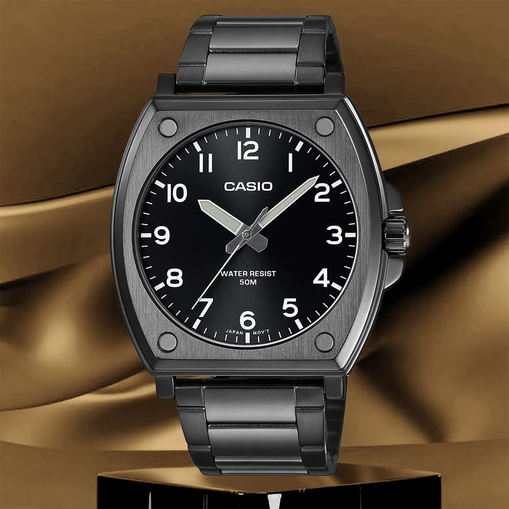 【CASIO 卡西歐】工業風指針手錶 送禮 禮物 推薦(MTP-E730B-1AV)