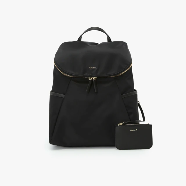 agnes b. Voyage 子母雙色斜背包(藍色) 推薦