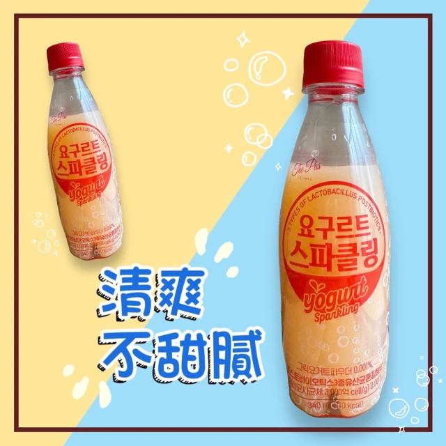 The Pas 韓國多多乳酸氣泡飲(340ml*24瓶/箱)