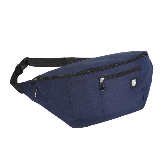 【K-SWISS】運動腰包 大 Fanny Pack Large-藍(BG312-426)