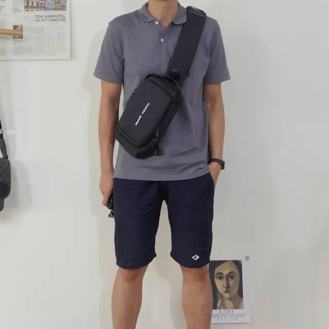【MoonDy】包包 胸包 機車包 胸包男 騎士包 後背包 斜背包 男包 側背包 防盜後背包 防水包