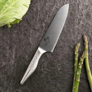 【KAI 貝印】日本製 關孫六匠創一體成型鉬釩鋼三德廚刀 16.5cm(菜刀 三德刀 高品質 不鏽鋼刃物鋼)