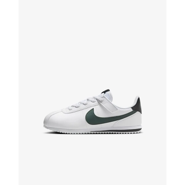 NIKE 耐吉 KIDS CORTEZ EASYON PSV 童鞋 小童 休閒鞋 阿甘鞋 魔鬼氈 白綠(DM0951106)