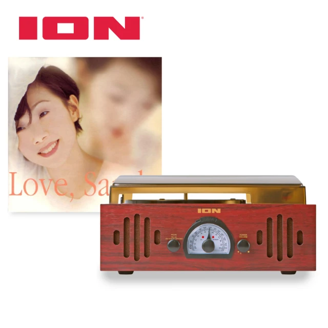 ion audio Trio LP neo 3合1復古箱式黑