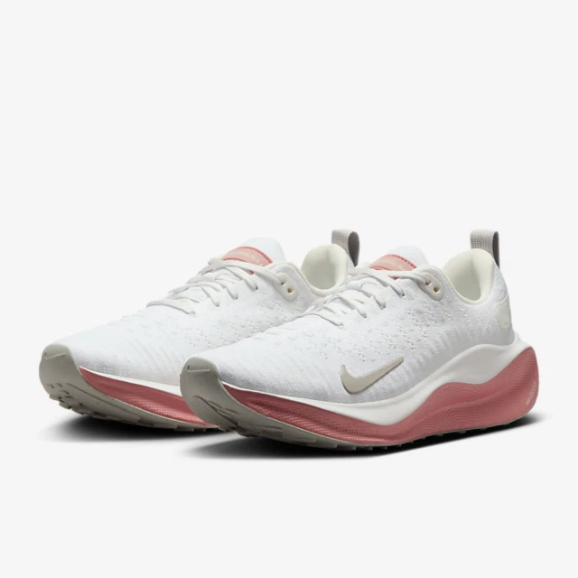 NIKE 耐吉 慢跑鞋 女鞋 運動鞋 緩震 氣墊 W REACTX INFINITY RUN 4 白粉 DR2670-106