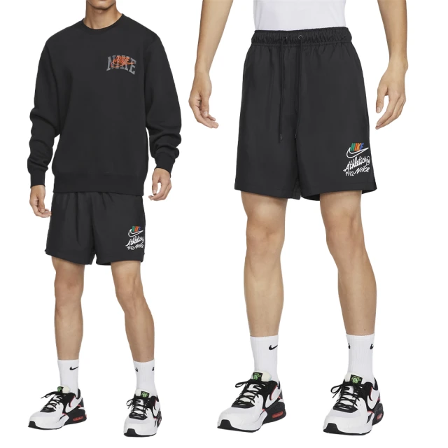 NIKE 耐吉 Nike AS M NK Club WVN Flow Short A 男款 黑色 運動 休閒 短褲 FZ0771-010