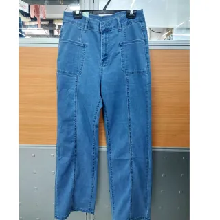 【MON’S】歐洲精品蠶絲瘦瘦褲(直)