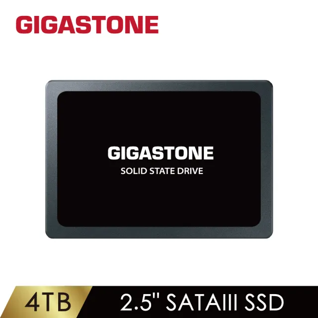 【GIGASTONE 立達】4TB SATA III 2.5吋高效固態硬碟(讀520M/寫480M)