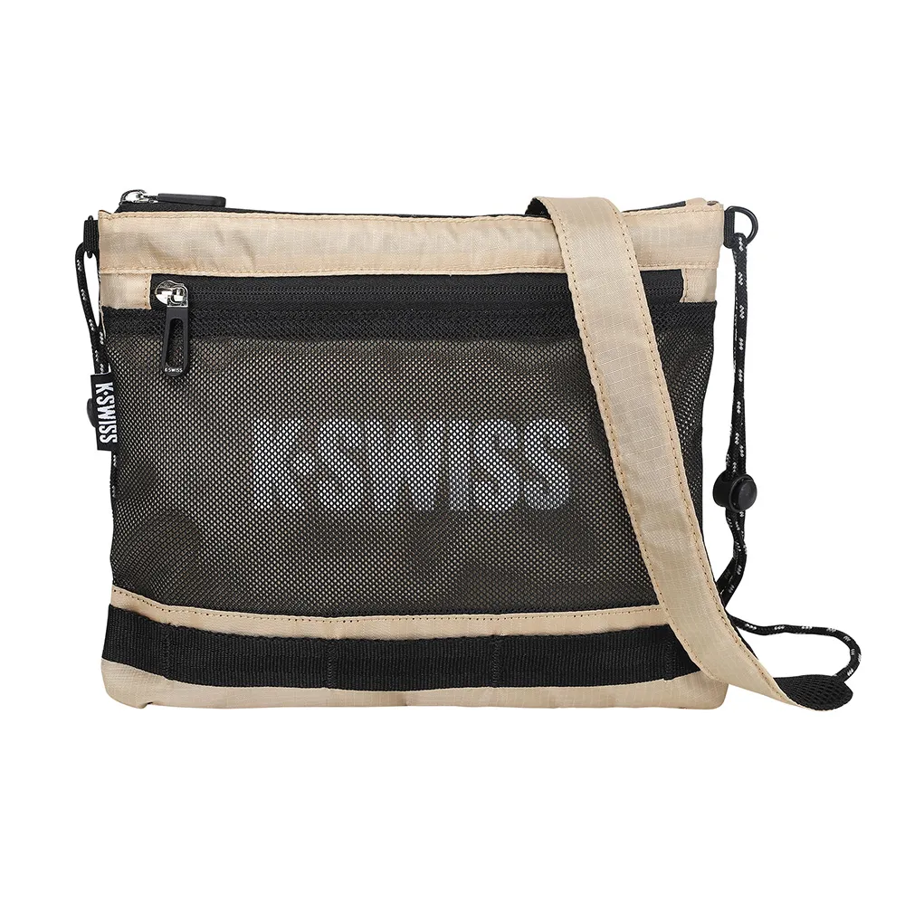 【K-SWISS】輕量側背包 Light Weight Bag-卡其(BG314-279)