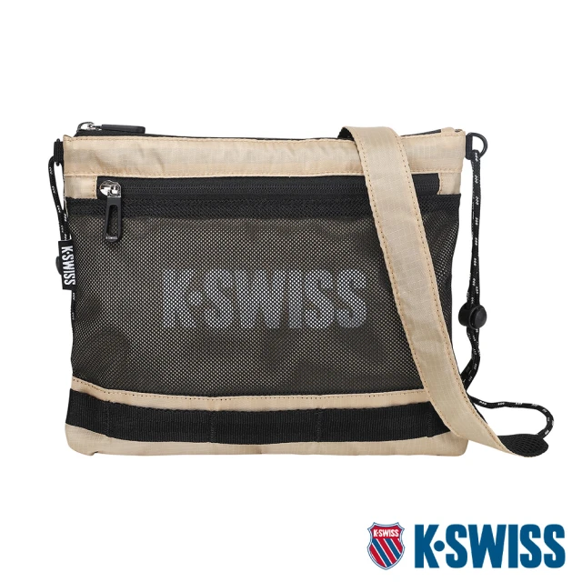 K-SWISS 輕量側背包 Light Weight Bag-卡其(BG314-279)