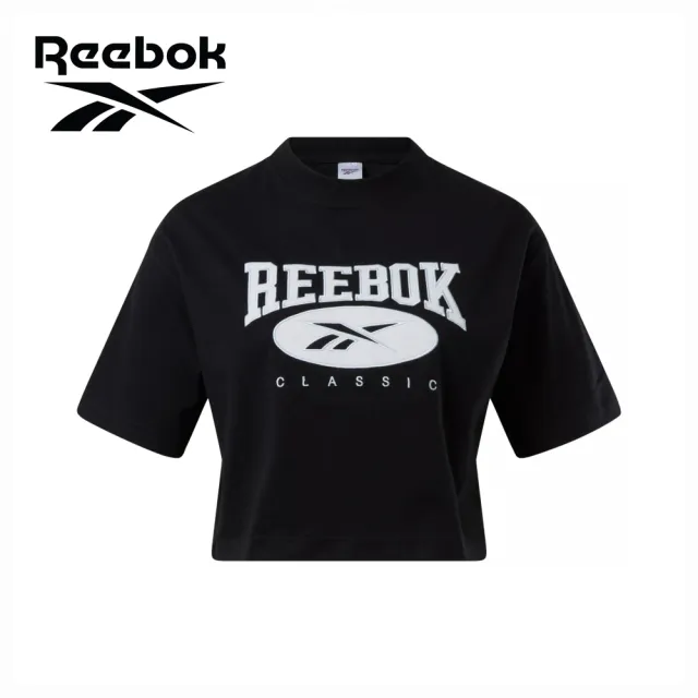 【REEBOK官方旗艦】CL AE BIG LOGO CROP TEE 短袖上衣_女(三款任選)