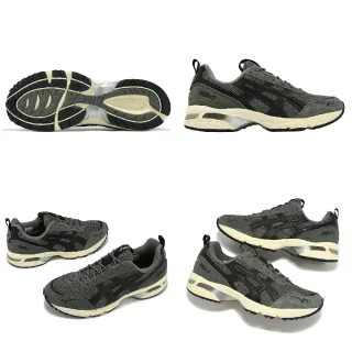 【asics 亞瑟士】休閒鞋 GEL-1090 V2 男鞋 女鞋 軍綠 黑 緩衝 復古 千禧跑鞋 情侶鞋 亞瑟士(1203A382022)