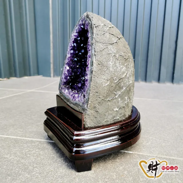 財神小舖】5A頂級天然烏拉圭紫晶洞水晶洞紫水晶消磁鎮宅招財(2.84KG一