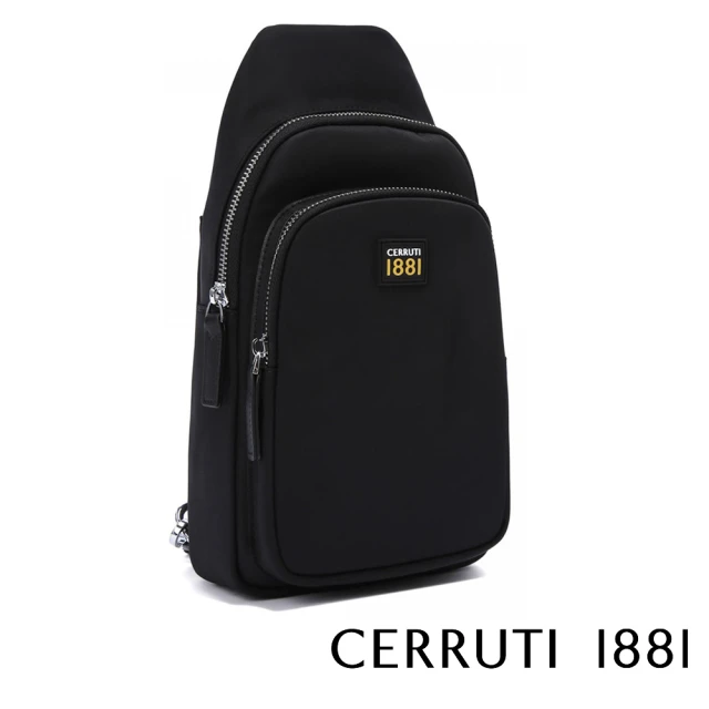 Cerruti 1881 限量2折 義大利頂級小牛皮斜肩包 