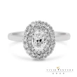 【Vividventure 亞帝芬奇】GIA 50分 DSI1 天然鑽石 戒指 閃耀時尚(PT950鉑金台)