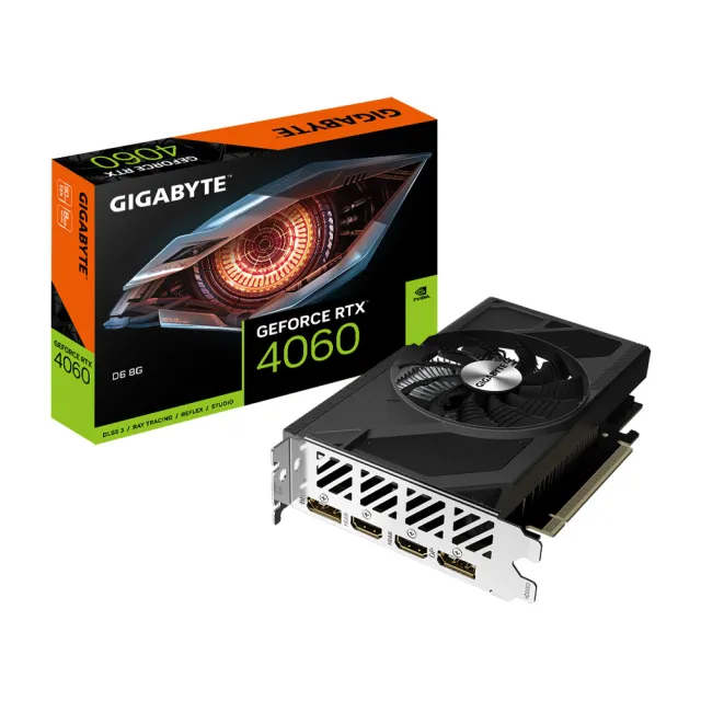 【GIGABYTE 技嘉】GeForce RTX 4060 D6 8G顯示卡