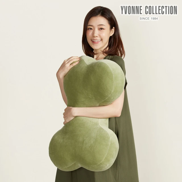 YVONNE 以旺傢飾 親子水豚方形抱枕-暮光綠(45x45