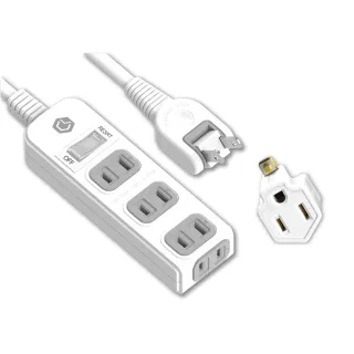 【CHANGLU 長律】台灣製造 1切4座2P延長線 1.8M(CL-214K-6)