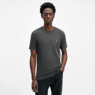 【ALLSAINTS】BRACE 純棉柔軟厚實公羊頭骨短袖T恤-鐵灰 M030JB(修身版型)