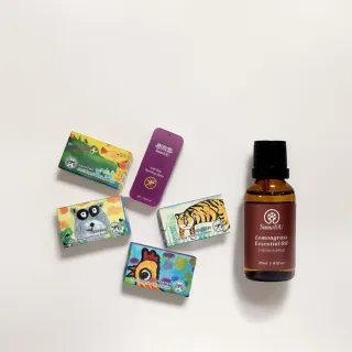 【樹飛雪】蚊蟲防護救星舒緩膏2入組+好聞清新香茅精油30ml 1入組(光點兒童彩繪版 隨機出貨)