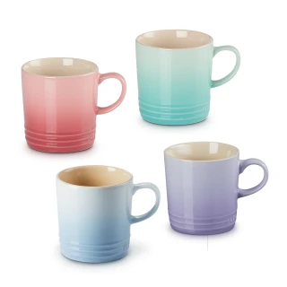 【Le Creuset】布列塔尼圓舞曲系列英式馬克杯組350ml(4入)