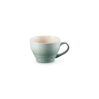 【Le Creuset】瓷器卡布奇諾杯400ml(悠然綠-無盒)