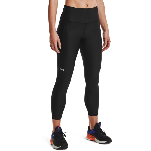 UNDER ARMOUR UA 女 Armour 高腰緊身九分褲 運動褲_1365335-001(黑色)