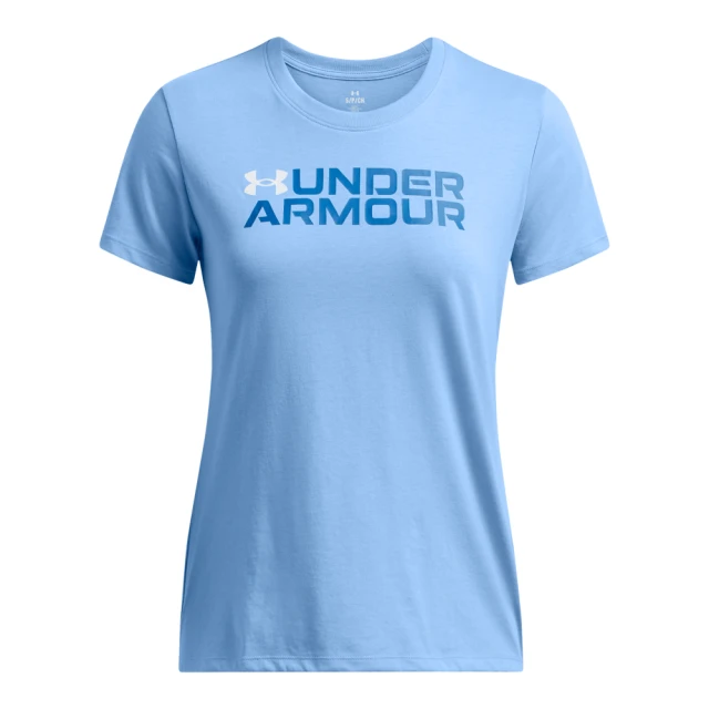 UNDER ARMOUR UA 女 Training Graphics 短袖T-Shirt_1386847-465(藍色)