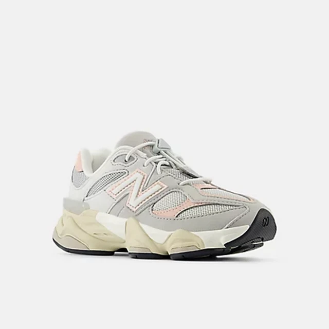 NEW BALANCE NB 童鞋 復古鞋 厚底 親子鞋 9060 休閒鞋 中大童 灰色(PV9060EL-W)