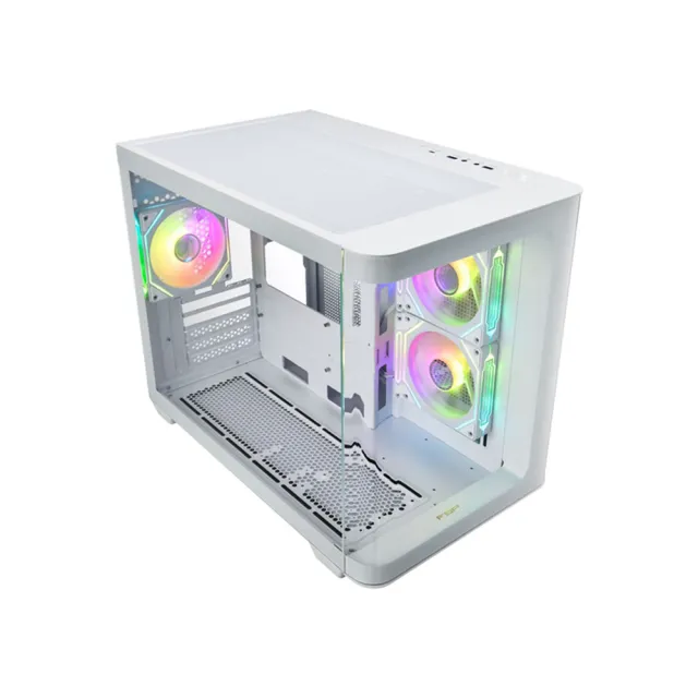 【FSP 全漢】S380-WA M-ATX電腦機殼(白色)