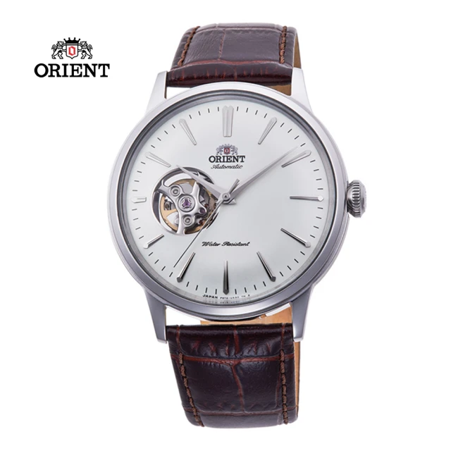 ORIENT 東方錶 ORIENT 東方錶 SEMI-SKELETON系列 鏤空機械錶 皮帶款 白色 - 40.5mm(RA-AG0002S)