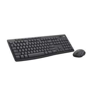 【Logitech 羅技】MK370無線鍵鼠組企業版(石墨灰)