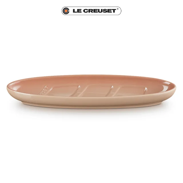 【Le Creuset】瓷器法國麵包盤(卡布奇諾)