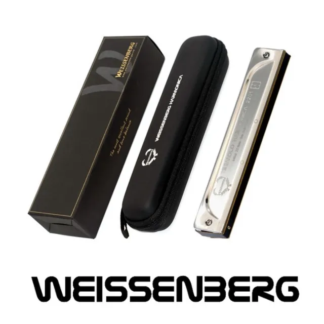 【Weissenberg 韋笙堡】WEISSENBERG NO.2201 韋笙堡入門款複音口琴(複音口琴入門款中C/P值最高)
