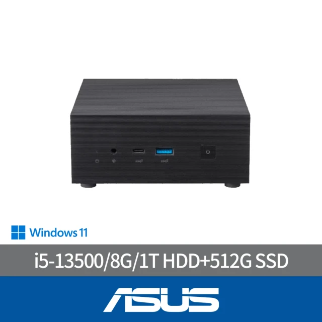 ASUS 華碩 +8G記憶體組★i5迷你電腦(PN63-S1-30HUPYA/i5-11300H/8G/512G/W11)