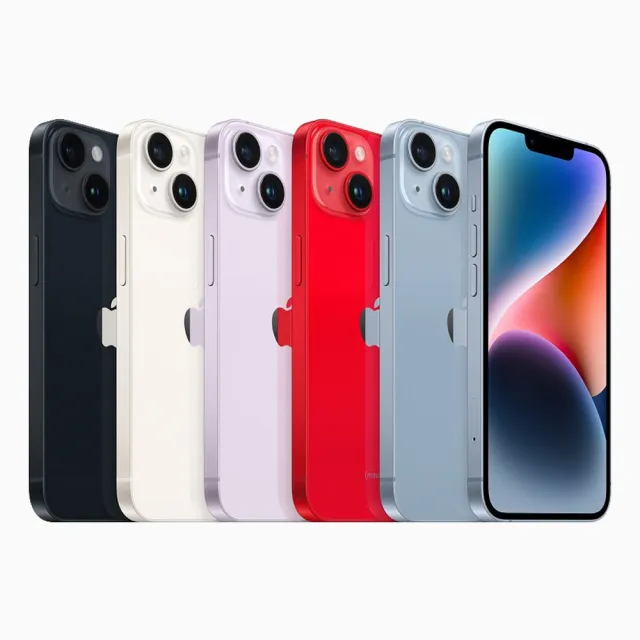 【Apple】A+級福利品 iPhone 14 Plus 256G 6.7吋（贈充電線+螢幕玻璃貼+氣墊空壓殼）