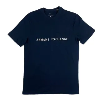 【A|X Armani Exchange】Armani Exchange 繡字 短T  AX 純棉 小尺碼 短袖 上衣  T恤(短袖 T恤9276)