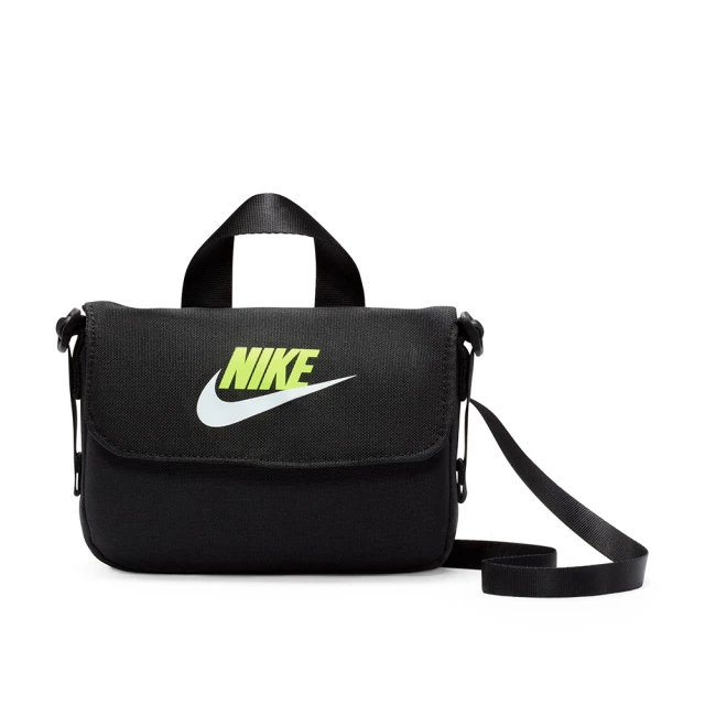 NIKE 耐吉 側背包 斜背包 小包 運動包 童包 Y NK CROSSBODY- MTRL 黑 FQ5815-010