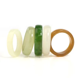 【JA-ME】天然和田玉戒指(年終慶/年貨節/招財開運/現貨)