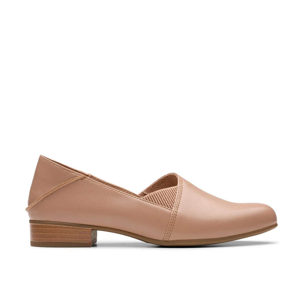 【Clarks】女鞋 Juliet Trim 通勤百搭兩穿設計小跟鞋(CLF80074D)