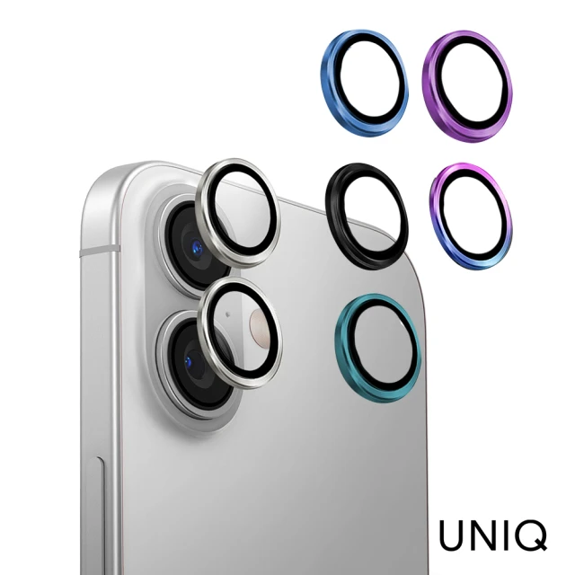 UNIQ iPhone 16/16 Plus 共用 OPTIX 鋁合金鏡頭保護貼