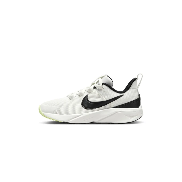 NIKE 耐吉 Star Runner 4 NN 童鞋 中童 白色 緩震 透氣 運動 網布 襪套式 慢跑鞋 DX7614-102