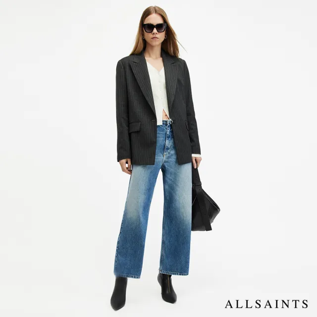 【ALLSAINTS】BLAKE 高腰九分牛仔褲寬褲 W009EB(寬褲版型)