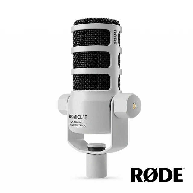 【RODE】Podmic USB 動圈式麥克風 白色(公司貨)